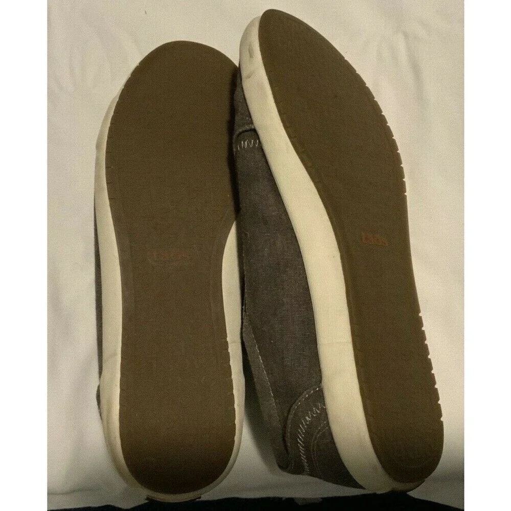 Taos Star Women's Canvas Sneakers Brown Cream Size 8.5 - Picture 5 of 6